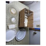Misc plates, platters vases and more