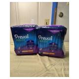 4 new bags of Prevail underwear size XL