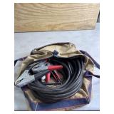 Jumper cables in bag