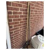 Shovel & 2 rakes