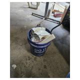 Bucket of PVC fittings