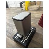 Step stool anD SMALL  trash can