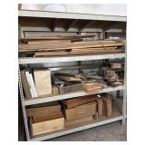 Lg lot of lumber and Drawers not shelves bring