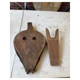 Vintage Fire place Billows and boot Jack