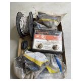 Electric fence charger & wire