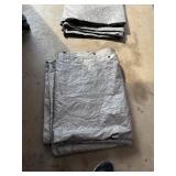 2 silver tarps