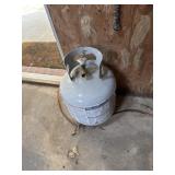Full propane bottle