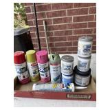 Spray paint, caulking and more