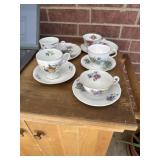 Cups and saucers