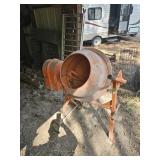 Electric  cement mixer