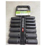 Like new 1/2ï¿½ drive deep impact sockets