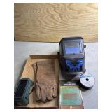 Welding helmet & goggles, gloves and more
