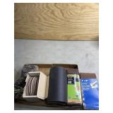 Sanding belts, disks and steel wool