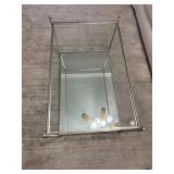 Glass and mirror coffee table & end table