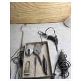 Soldering irons, Dremel, 2 chalk lines and more