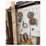 Large wood clamp, saw blades and more