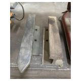 2 Home made Anvils