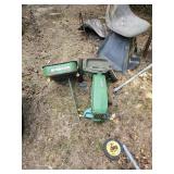 John Deere peddle tractor and wagon needs repair