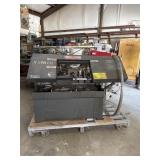 Ramco model RS 90 industrial metal Band saw, cart