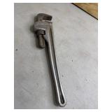 18ï¿½ Aluminum handle Pipe wrench
