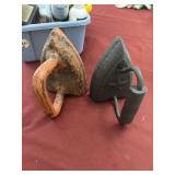 Vintage sad irons