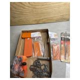 Stihl Fallong wedges, chain saw blade and 4