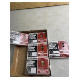 4 new boxes and 1 almost new of 1/4ï¿½ Narrow crown