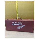 Milwaukee Sawzall & large lot of blades works