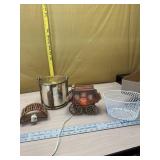 Lighted stagecoach, night light candle holder and