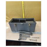 6 craftsman ratchets and tool box