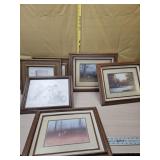 Assortment of wall art