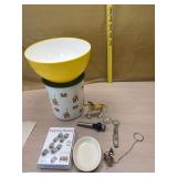 Ginger bread plastic container, dipping stones,