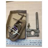 Tubing cutter and 3 c clamps