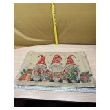 New 27ï¿½ Gnome Merry Christmas mat