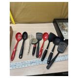 Kitchen utensils and new cast iron smoker box