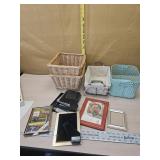 Baskets and picture frames
