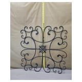 24"ï¿½24" metal wall hanging
