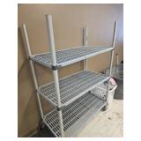 24"ï¿½48"ï¿½68" shelf on wheels