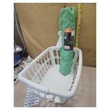 Basket and kids bear chair