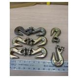 4 pair of chain hooks