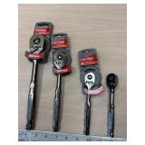 4 new craftsman Ratchets 1/2ï¿½, 3/8ï¿½ & 2-1//4ï¿½