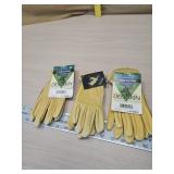 3 new pr deer skin gloves XXS