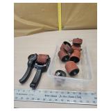 Rubber stamp rollers