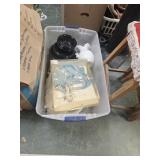 Tote,doll, dishes and more
