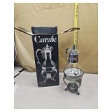Silver plated carafe