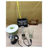 Salad spinner signs Coke glasses and more