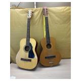 2 guitars 1 is Eko - has crack
