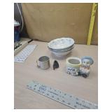 Haviland Bavarian china bowls and misc