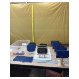 13 small calk signs and chalk