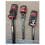 4 new craftsman ratchets 1/2ï¿½, 3/8ï¿½ & 1/4ï¿½ drive